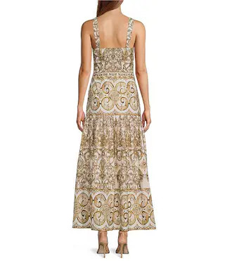Raelynn Sweetheart Neckline A-Line Maxi Dress | Dillard's