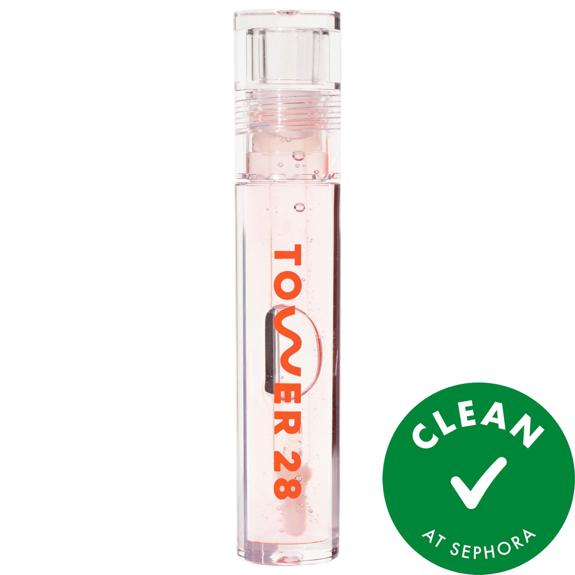 Tower 28 Beauty ShineOn Lip Jelly Hydrating Non-Sticky Lip Oil Chill 0.13 oz/ 3.9g | Sephora (US)
