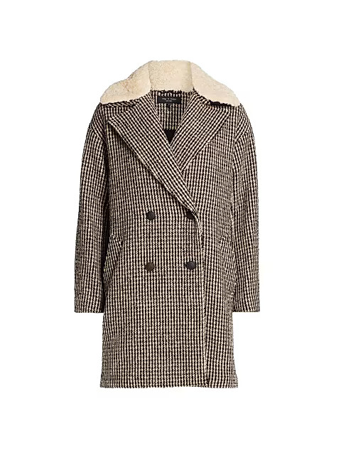 Mina Plaid Cocoon Coat | Saks Fifth Avenue