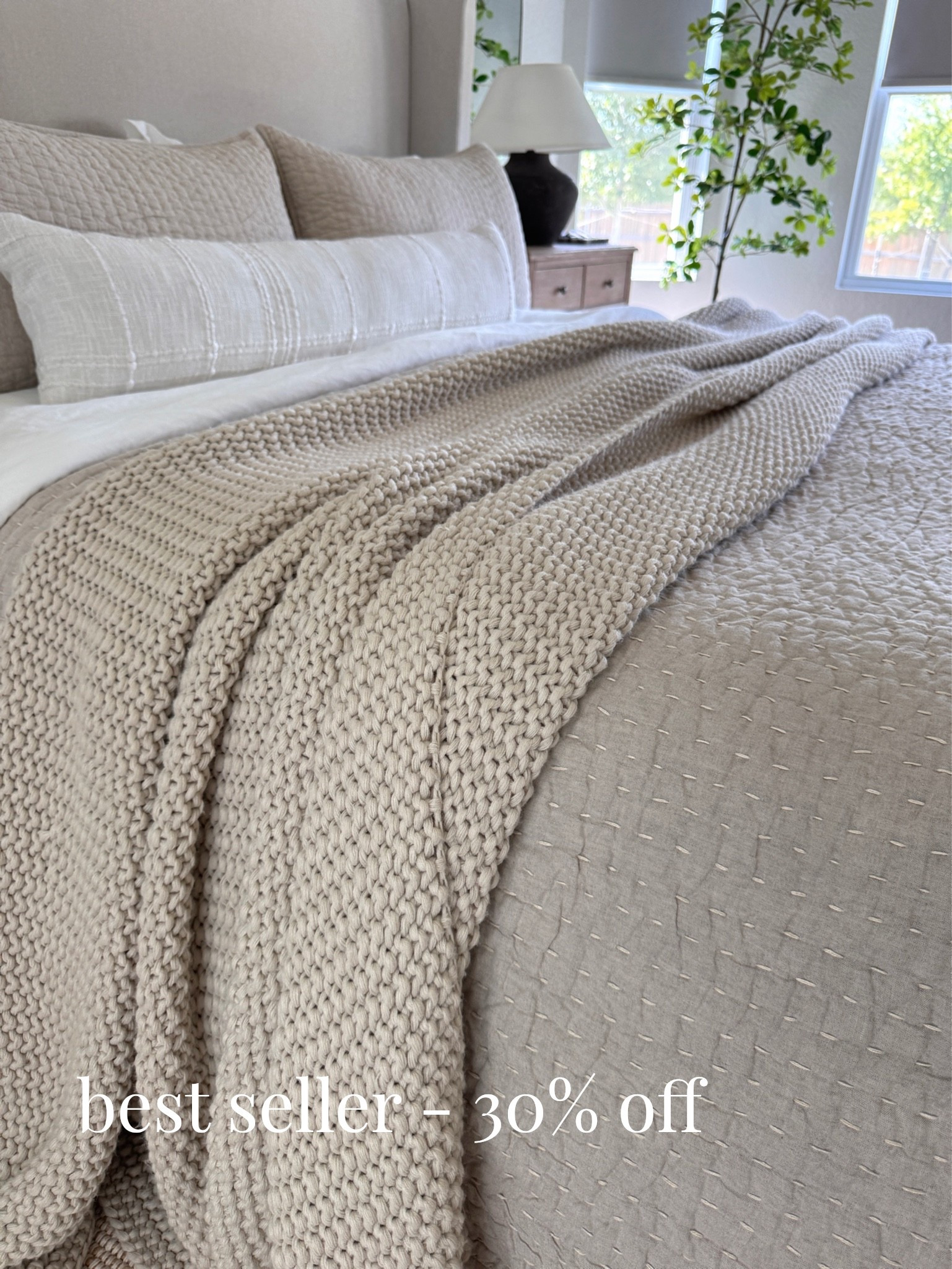 My best selling chunky knit @Target blanket is 30% off! ✨👏🏼

I have the Natural color and it’s the best layering blanket!

Target Sale, Target Bedding, Target Home, Casaluna Bedding

#LTKHome #LTKSaleAlert