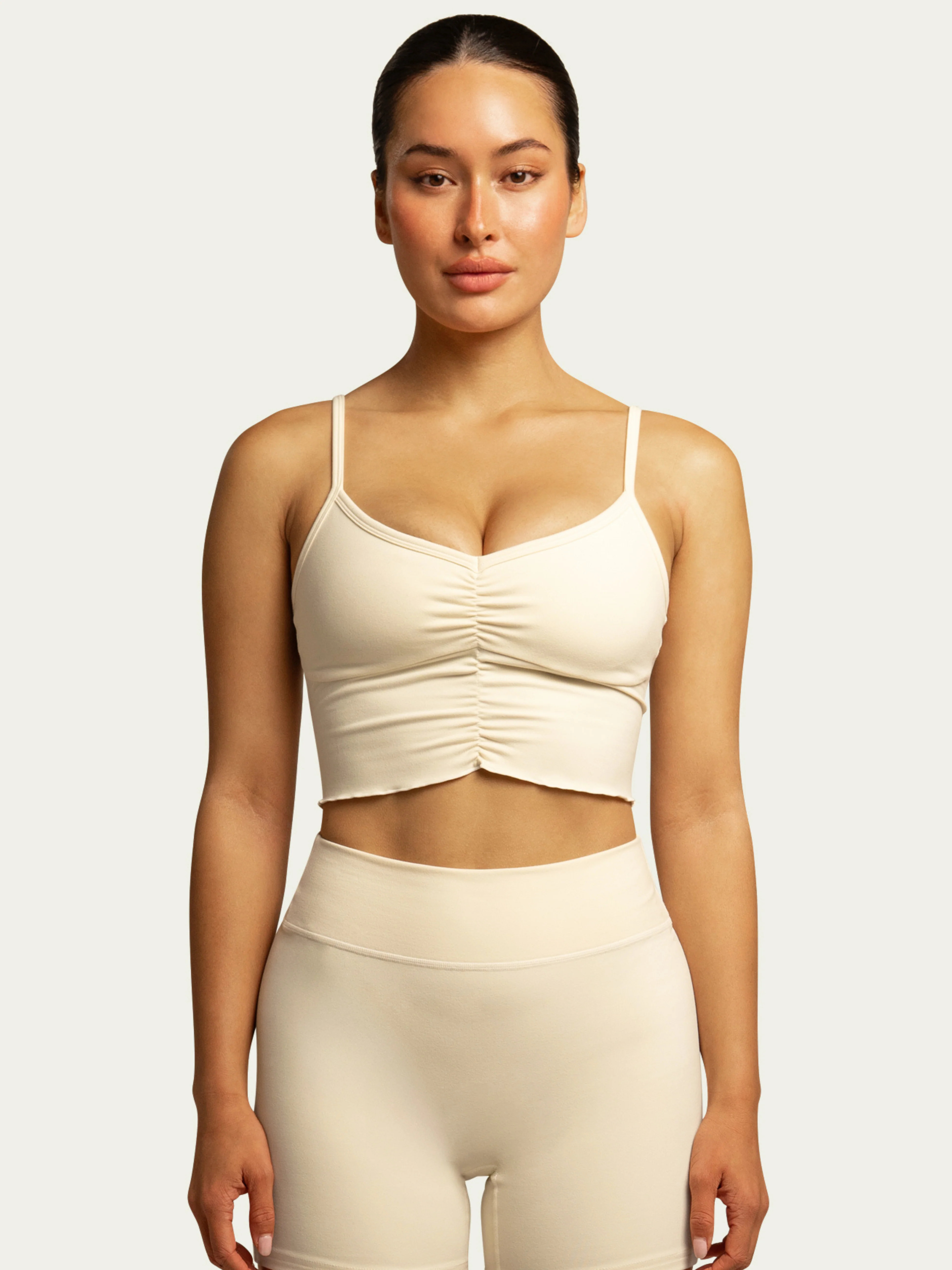 The Scrunch Bra / Cream | 437