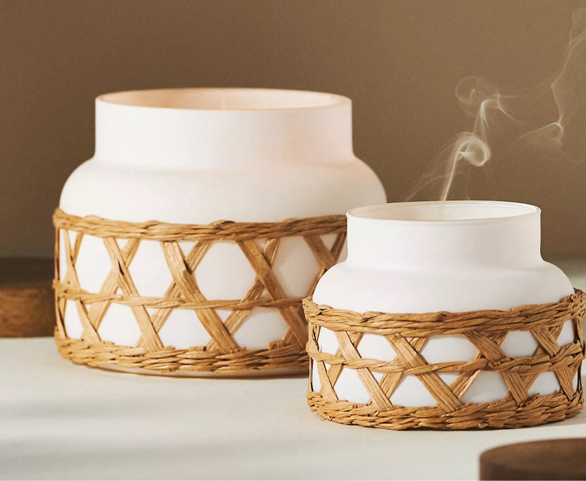 New at Anthropologie! Love the rattan wrap