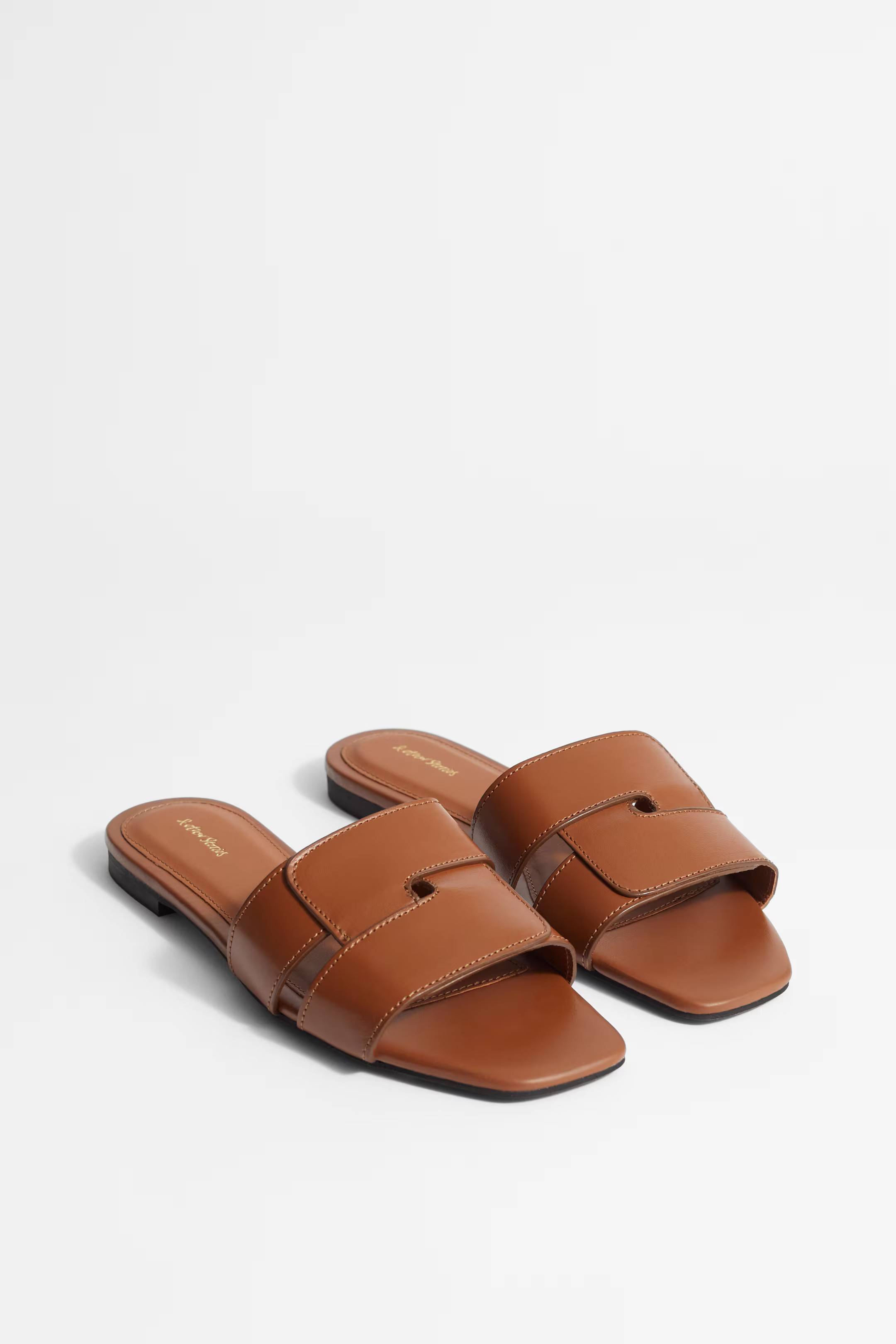 Leather Slides | H&M (UK, MY, IN, SG, PH, TW, HK)