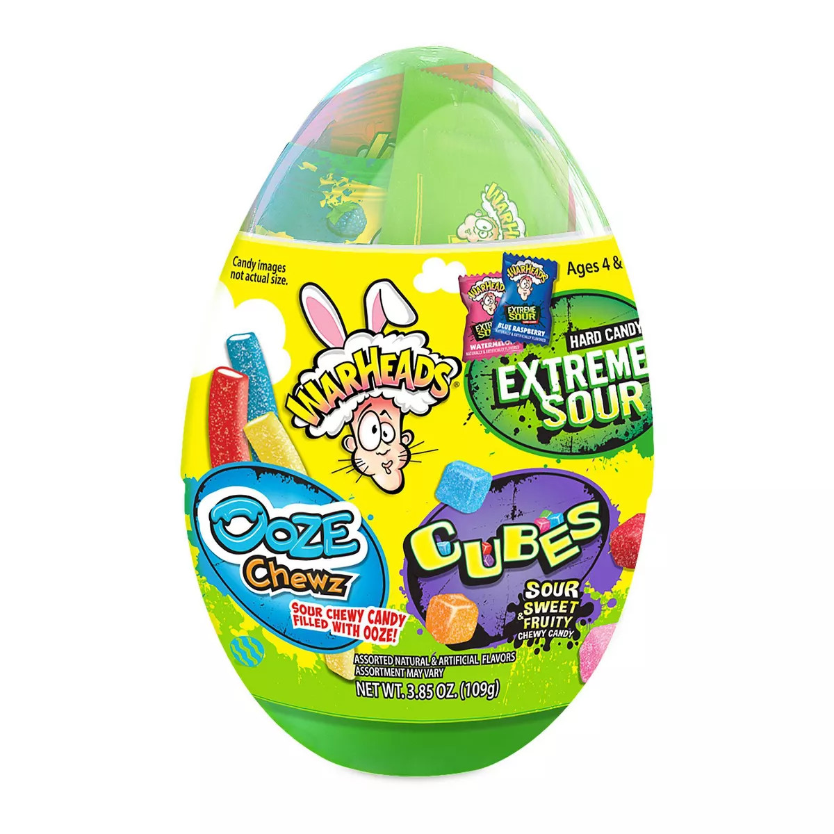 WARHEADS Easter Sour Scrambler Egg - 3.85oz | Target