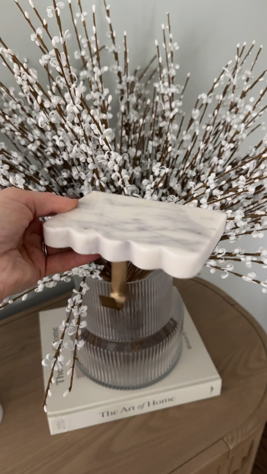 Scalloped marble stocking holders from target! Studio McGee 

#LTKHoliday #LTKSeasonal #LTKHome