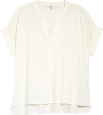 Madewell Short Sleeve Cotton Blouse | Nordstrom | Nordstrom