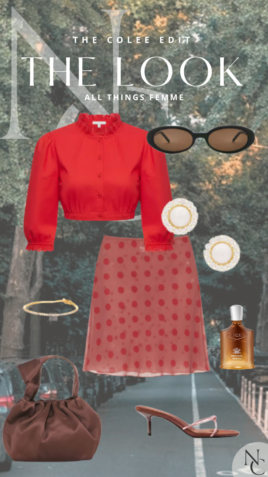 Today we're choosing pretty. ❤️🩷

A romantic cropped blouse + sheer polka-dot skirt with delicate heels, sparkly jewelry and the softest little chocolate bag. Feminine without feeling precious, sexy without trying too hard…and proof that fall doesn't have to be beige. 😉

Shop my All Things Femme edit right here on LTK.

#FeminineStyle #RomanticStyle #FallFashion #TheColeeEdit #LTKStyle 

 #LTKdayinmylife #LTKgrwm #LTKootd