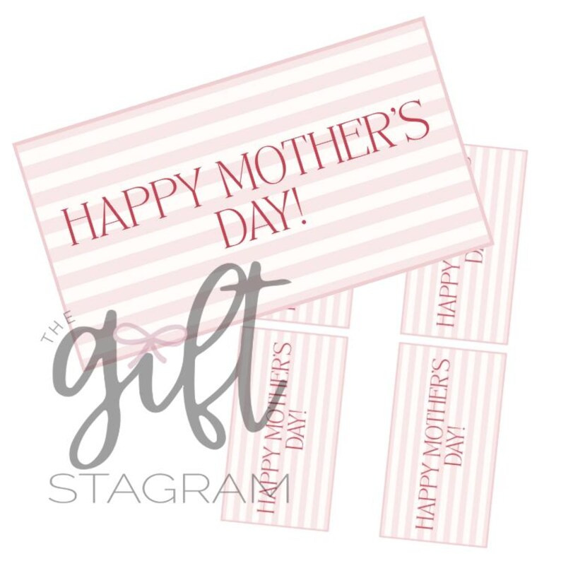Happy Mother's Day! Gift Tag | Mother's Day Wine Tag | DIGITAL DOWNLOAD | Mother's Day Gift Tags ... | Etsy (US)