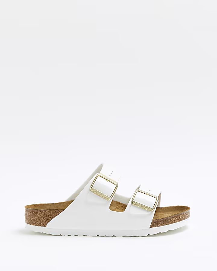 Birkenstock white Arizona sandals | River Island (UK & IE)