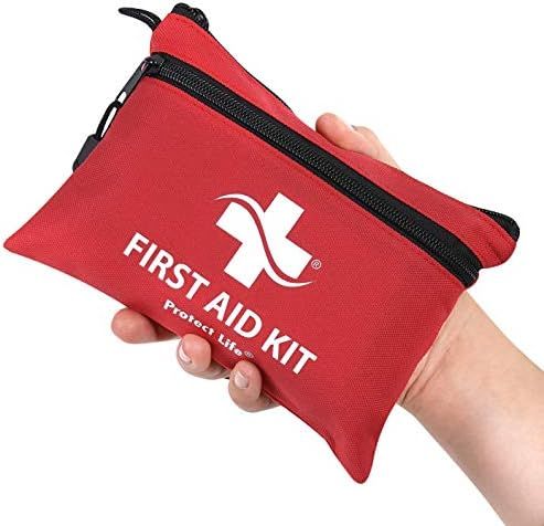 First Aid Kit - 100 Piece - Small First Aid Kit for Camping, Hiking, Backpacking, Travel, Vehicle, O | Amazon (US)