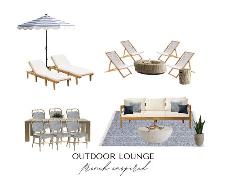 Outdoor furniture 

#LTKhome #LTKSeasonal