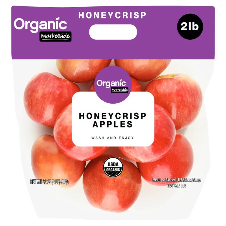 Organic Honeycrisp Apples, 2 lb Pouch | Walmart (US)