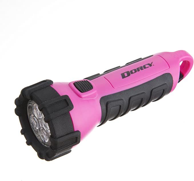 Dorcy 55 Lumen Floating Waterproof LED Flashlight with Carabineer Clip Dorcy, Pink ( 41-2509) | Amazon (US)