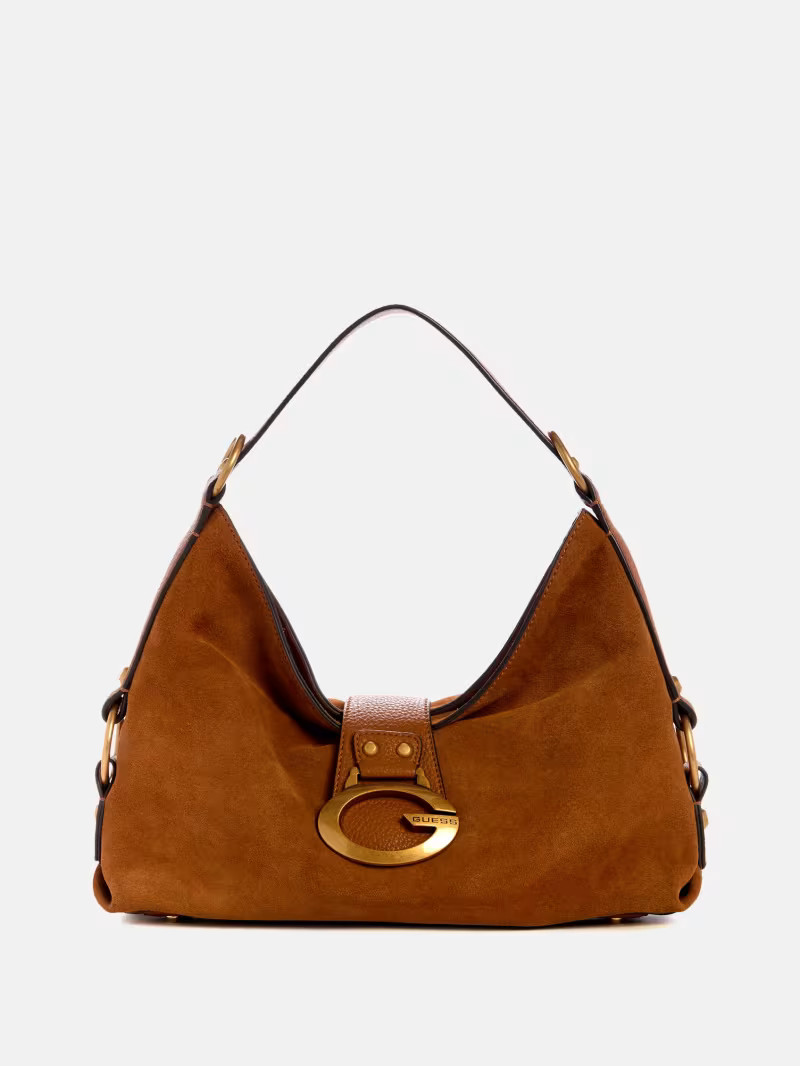 Camden Suede Shoulder Bag | Guess US | Guess (US)