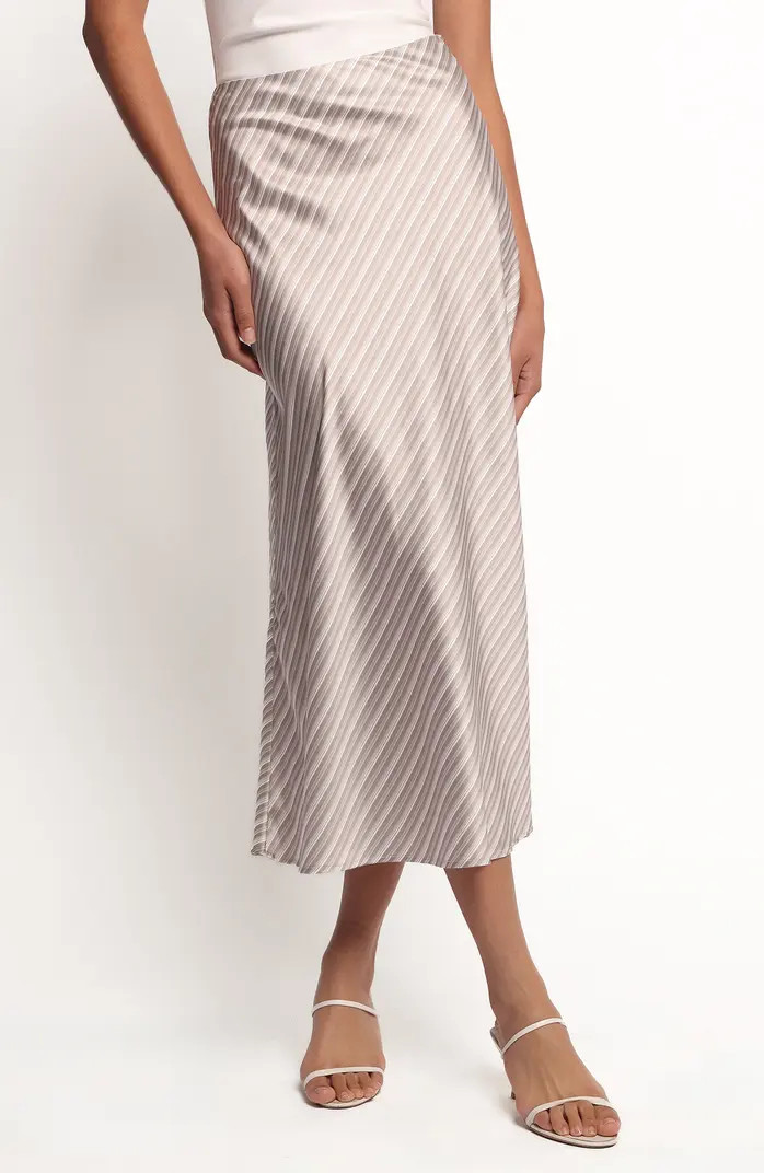 Corrina Satin Midi Skirt | Nordstrom