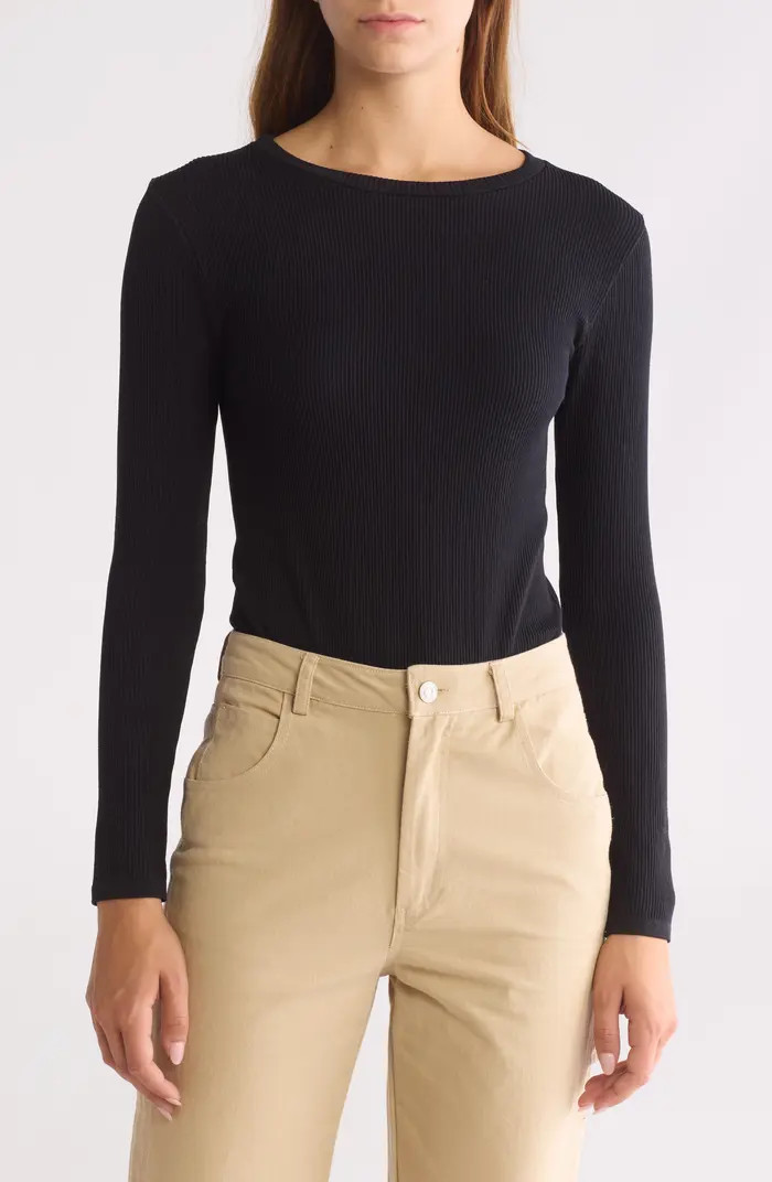 Seamless Long Sleeve Bodysuit | Nordstrom Rack