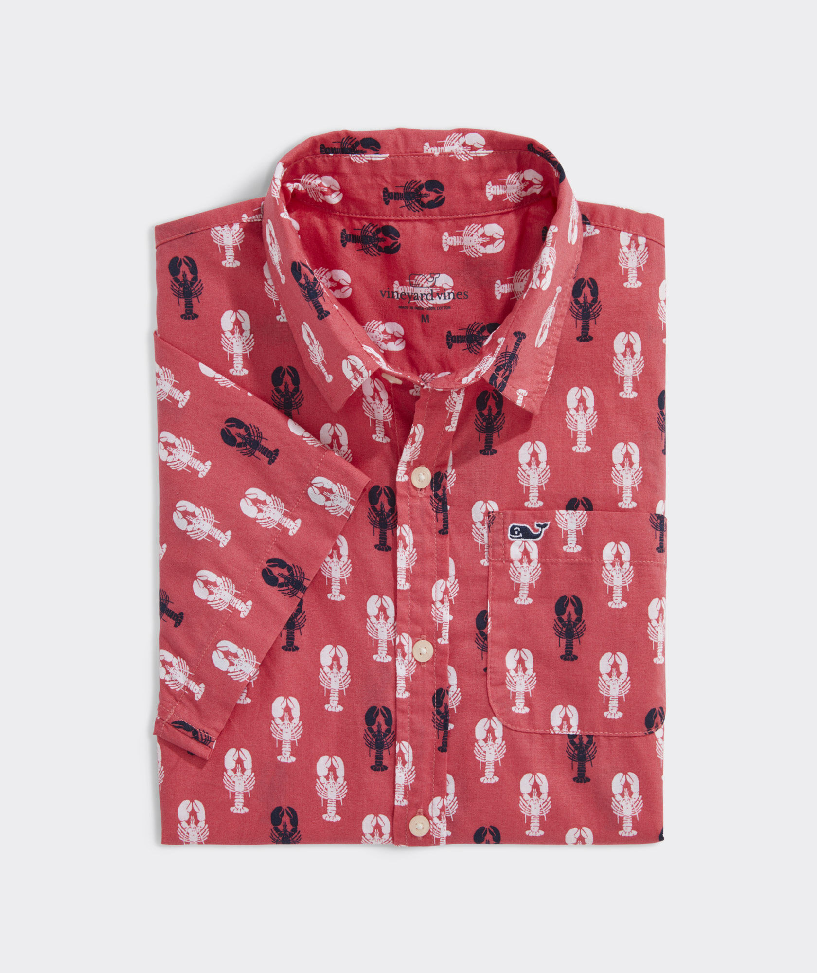 Boys' Cotton Short-Sleeve Lobster Shirt | vineyard vines