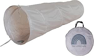 You Little Cutie Kids Popup Play Tunnel, 6 Foot Crawling Tunnel (Gentle Grey) | Amazon (US)