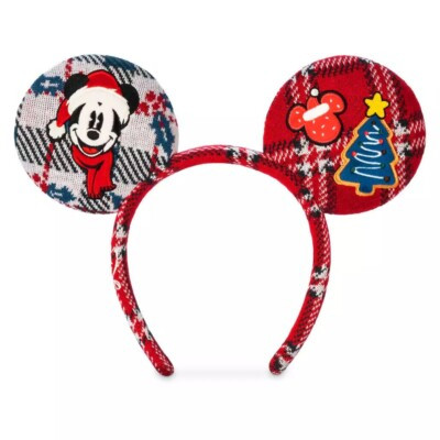 Disney Parks Mickey Holiday Plaid Christmas Sweater Spirit Jersey Ears New  | eBay | eBay US