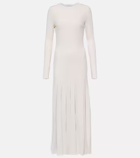 Walsh pleated wool and silk midi dress | Mytheresa (US/CA)