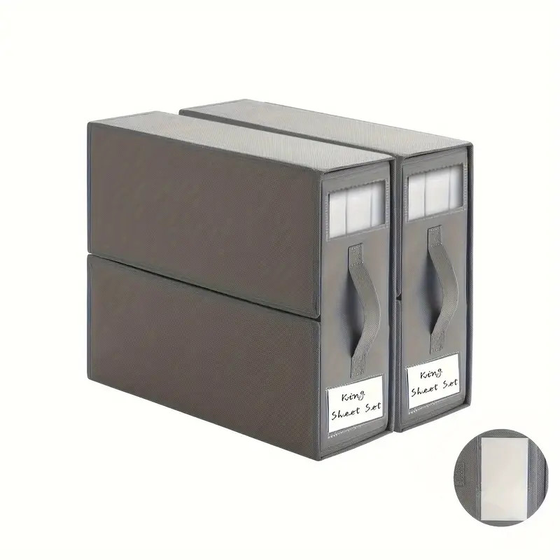 Grey Quilt Storage Bags Bed Sheet Organizers Storage - Temu Australia | Temu Affiliate Program