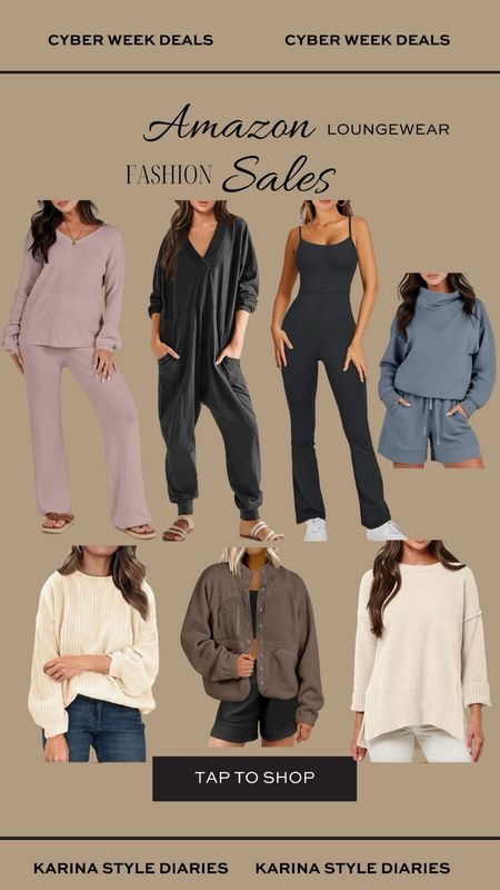 Loungewear on sale at Amazon, super comfy pieces

#LTKCyberWeek