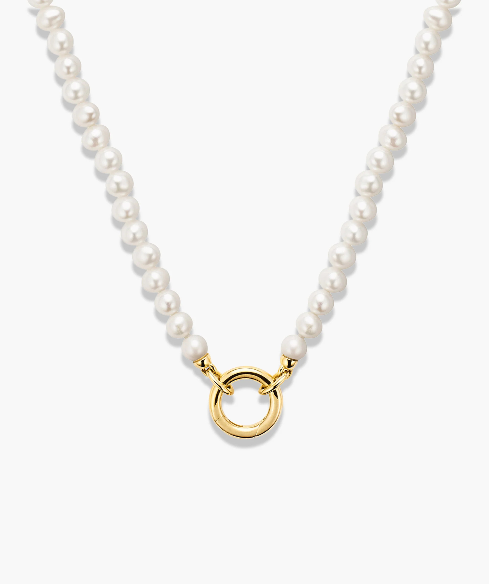 Pearl Charm Necklace | Mejuri Fine Crew