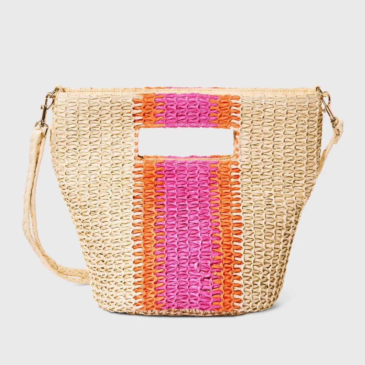Straw Crossbody Bucket Bag - Universal Thread™ | Target