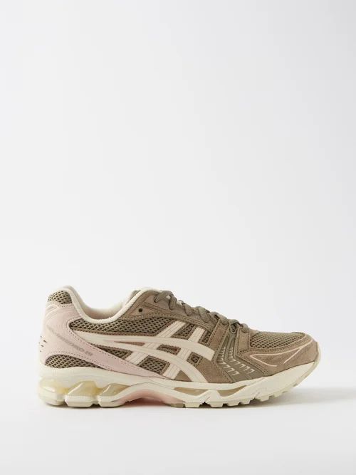Asics - Gel-kayano 14 Mesh And Suede Trainers - Womens - Beige Multi | Matches (UK)