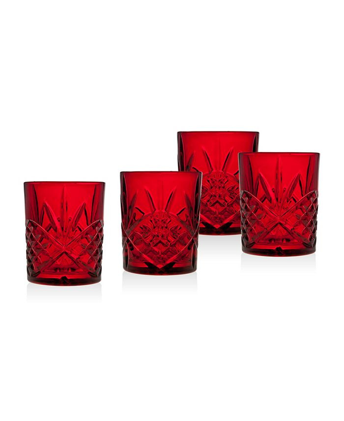 Godinger Dublin Red Double Old Fashioned Glasses & Reviews - Glassware & Drinkware - Dining - Mac... | Macys (US)