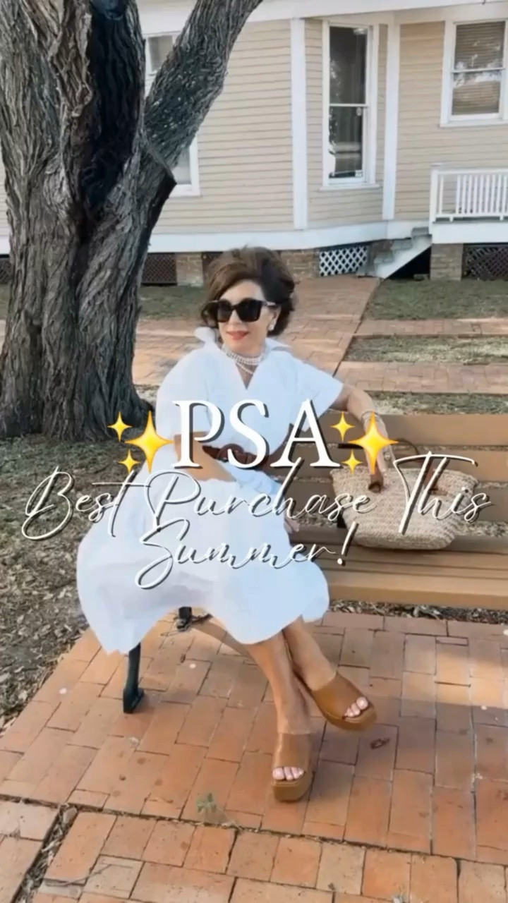 There is nothing better than wearing a cotton dress on a hot Summer day. Added bonus if it has pockets like this one. I wore it to church with heels and then dressed down into my flip-flops to enjoy the rest of the afternoon. Add your favorite accessories and you can't go wrong with it. #theperfectsummerdress

I'm wearing a size small. It has a smocked, elastic waist with a tie detail with buttons halfway up the front! 

#LTKSeasonal #LTKVideo #LTKTravel