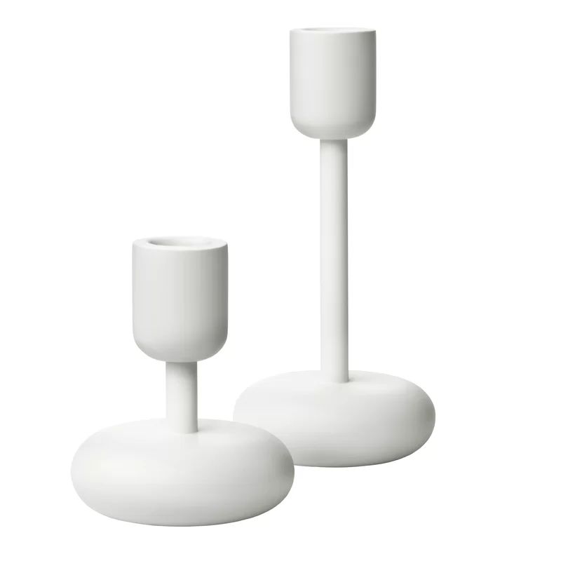 2 Piece Nappula Small Metal Candlestick Set | Wayfair North America