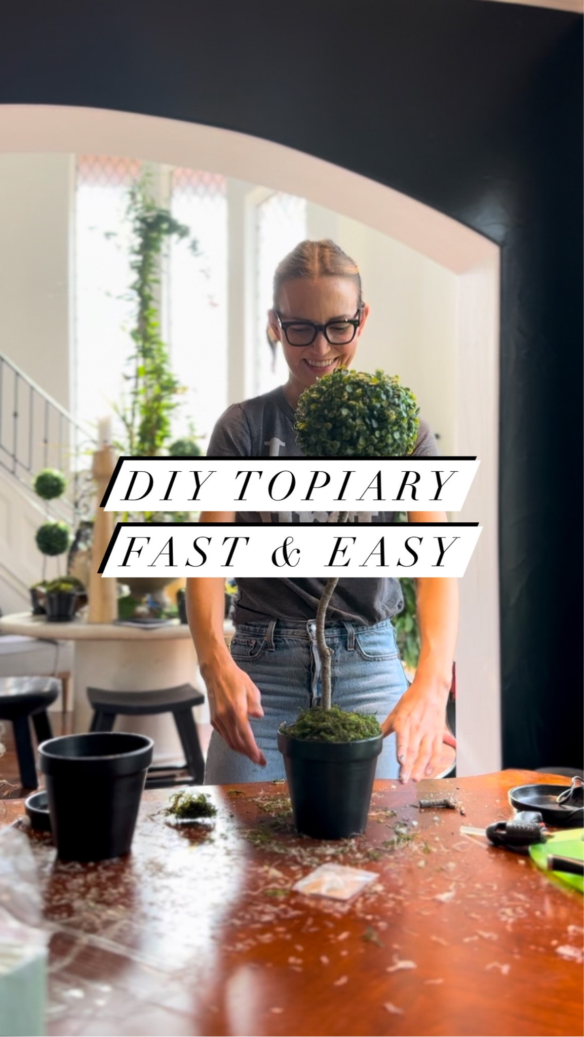 Topiaries for spring using sticks from your yard and a few basic floral supplies!

#LTKSeasonal #LTKhome