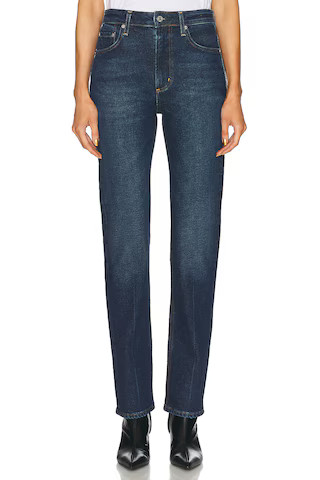 Citizens of Humanity Zurie Straight Leg in Blue | FWRD 