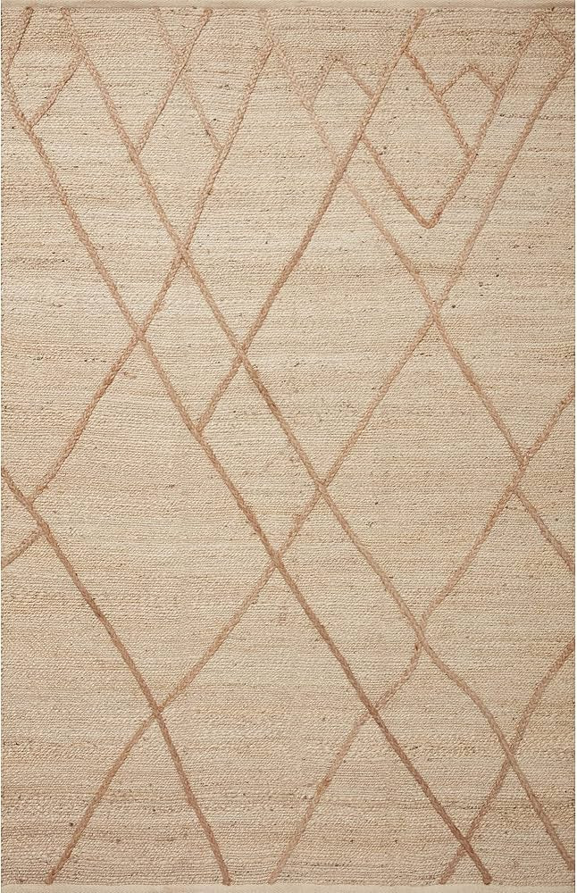 Loloi II Bodhi Collection BOD-01 Ivory/Natural 2'-6" x 7'-6" Runner Rug | Amazon (US)
