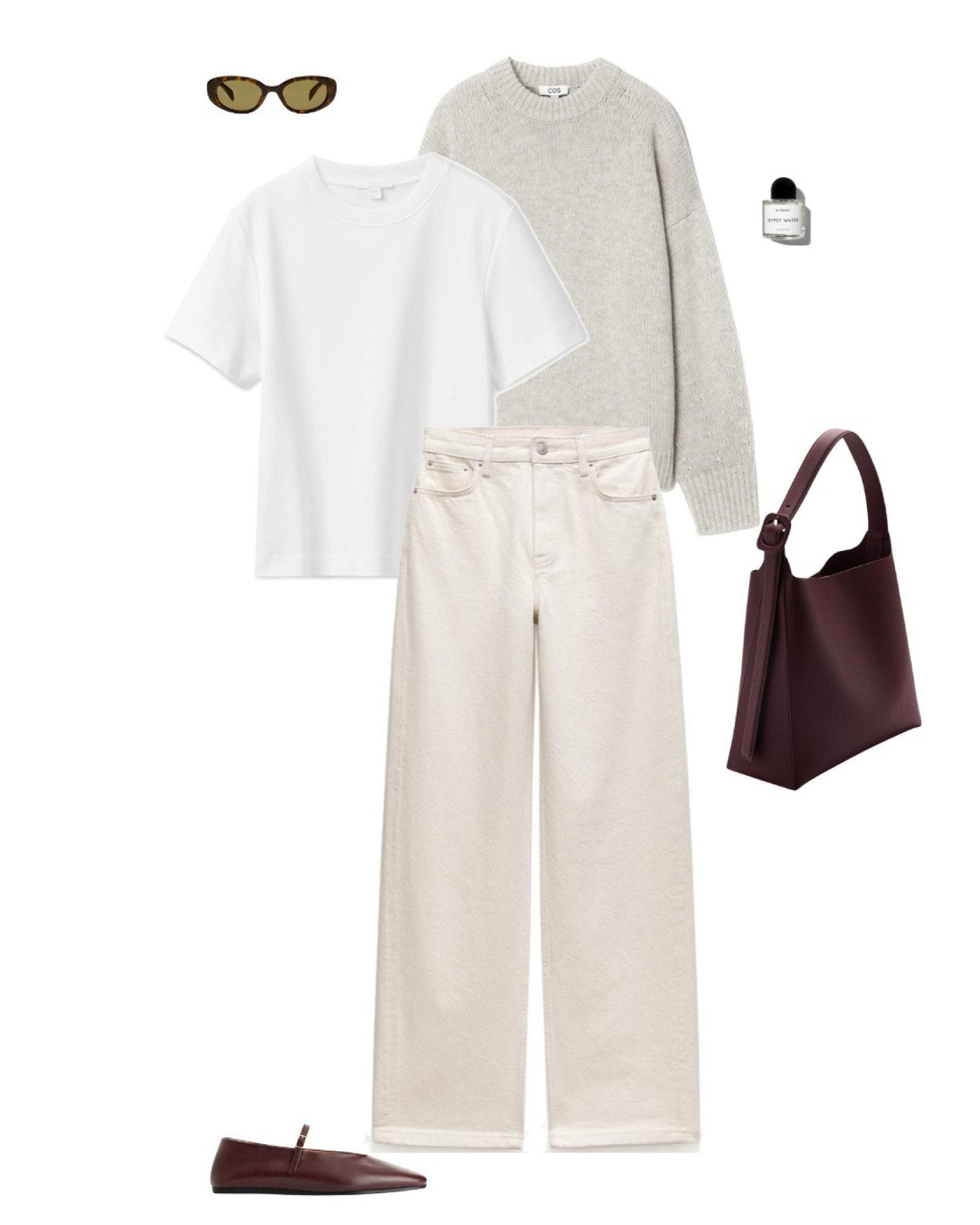 Beige late summer/early autumn fit with a pop of dark cherry.🤍🍒

#LTKautumn #LTKuk