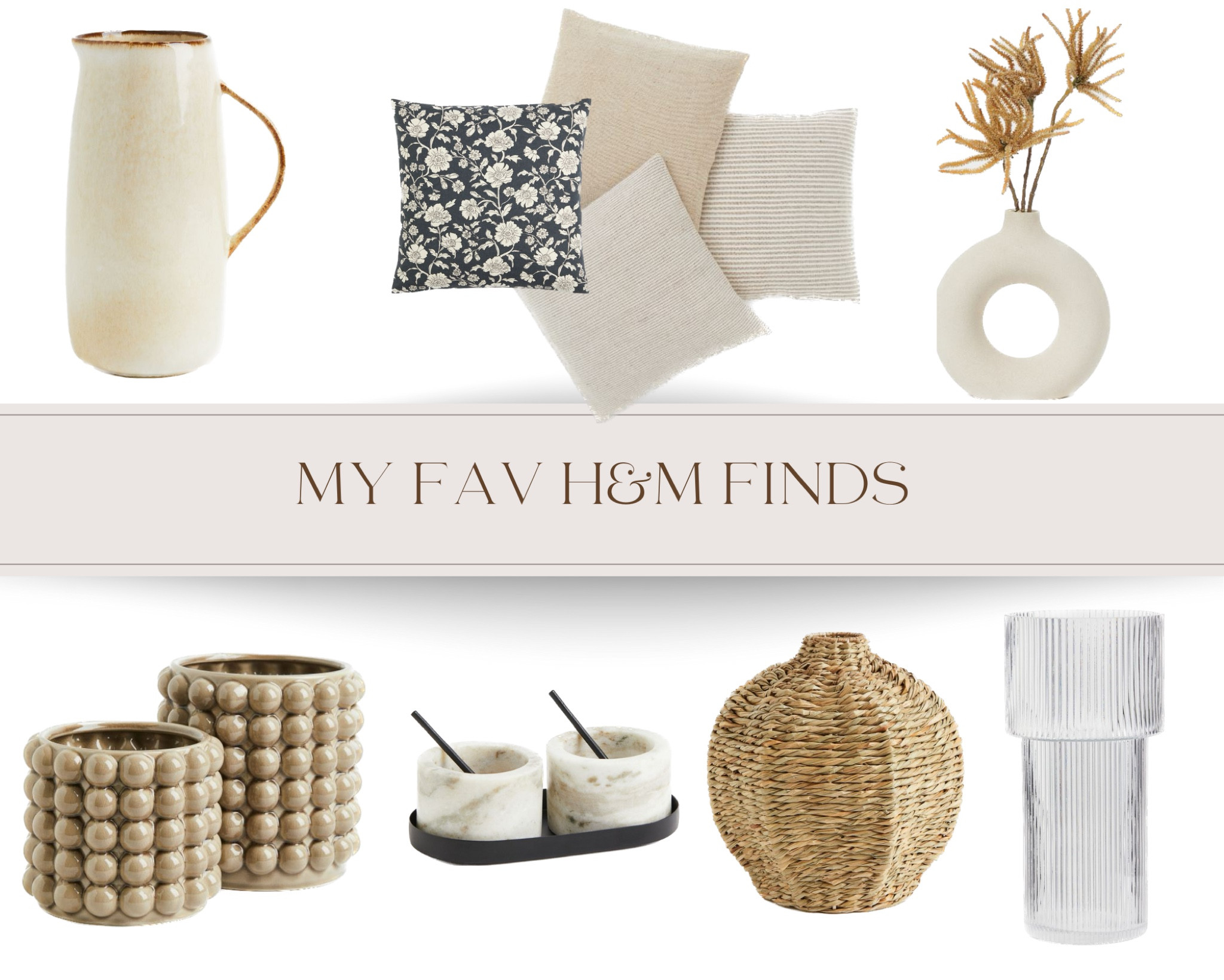My latest favorite H&M Home finds 
#hmhome

#LTKhome
