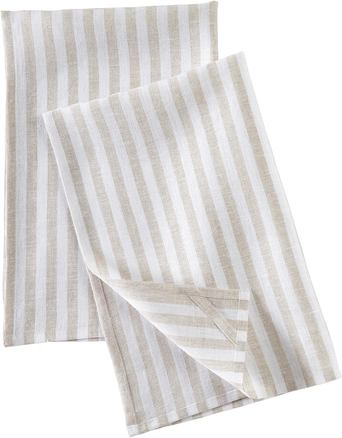 Natural & White - Amalfi Stripe | Amazon (US)