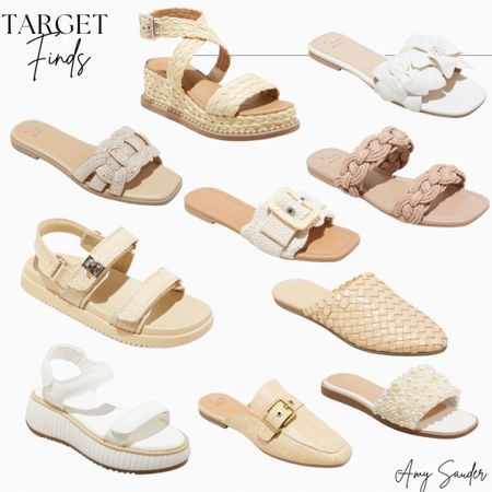 Target shoe finds 
Sandals 

#LTKshoecrush #LTKSeasonal #LTKstyletip