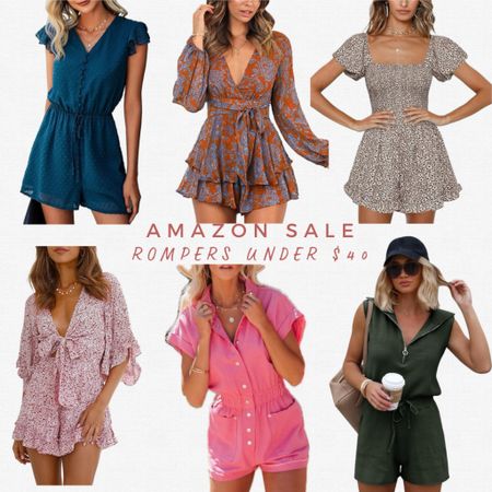 Rompers are easy and go with any occasion. Here are some of my faves under $40!

#LTKFestival #LTKsalealert #LTKfindsunder50