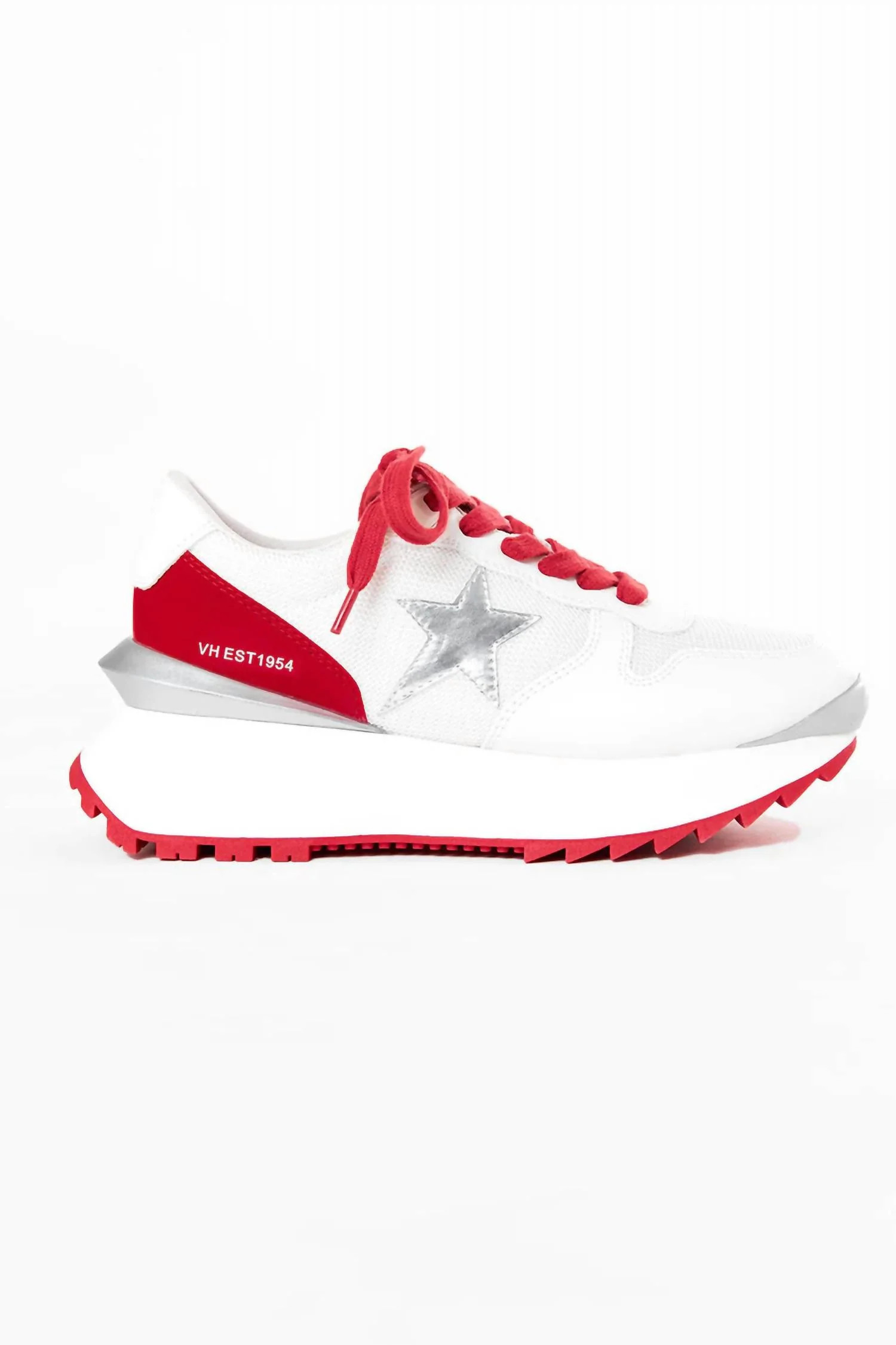 Women's Major Platform Sneakers In Red | Shop Simon