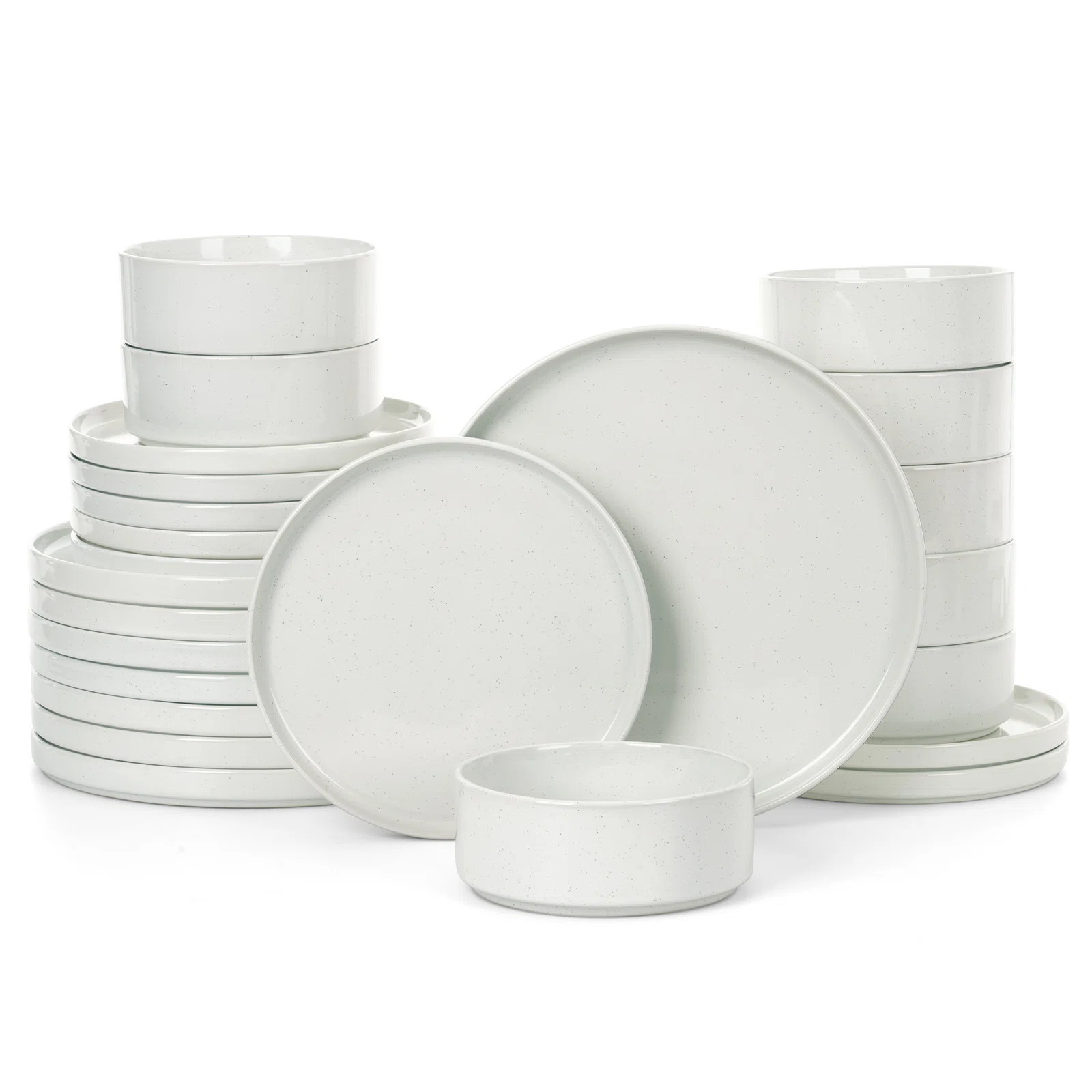 24-Piece Dinnerware Set, Stoneware Dish Set (Set of 8) | Wayfair North America