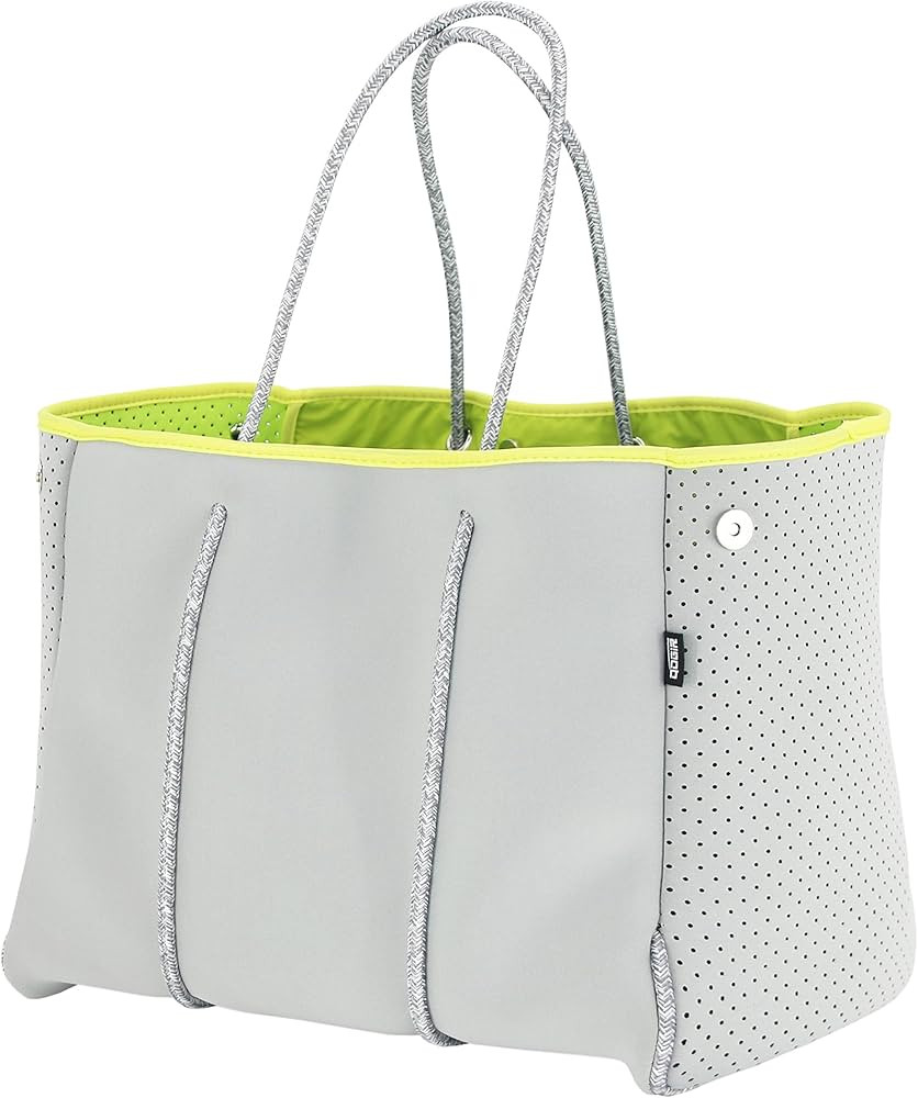 QOGiR Neoprene Multipurpose Beach Bag Tote with Inner Zipper Pocket … | Amazon (US)