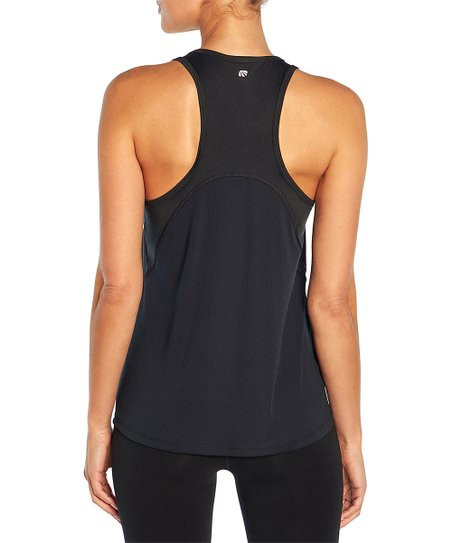 Marika Black Renata Racerback Tank - Women | Zulily