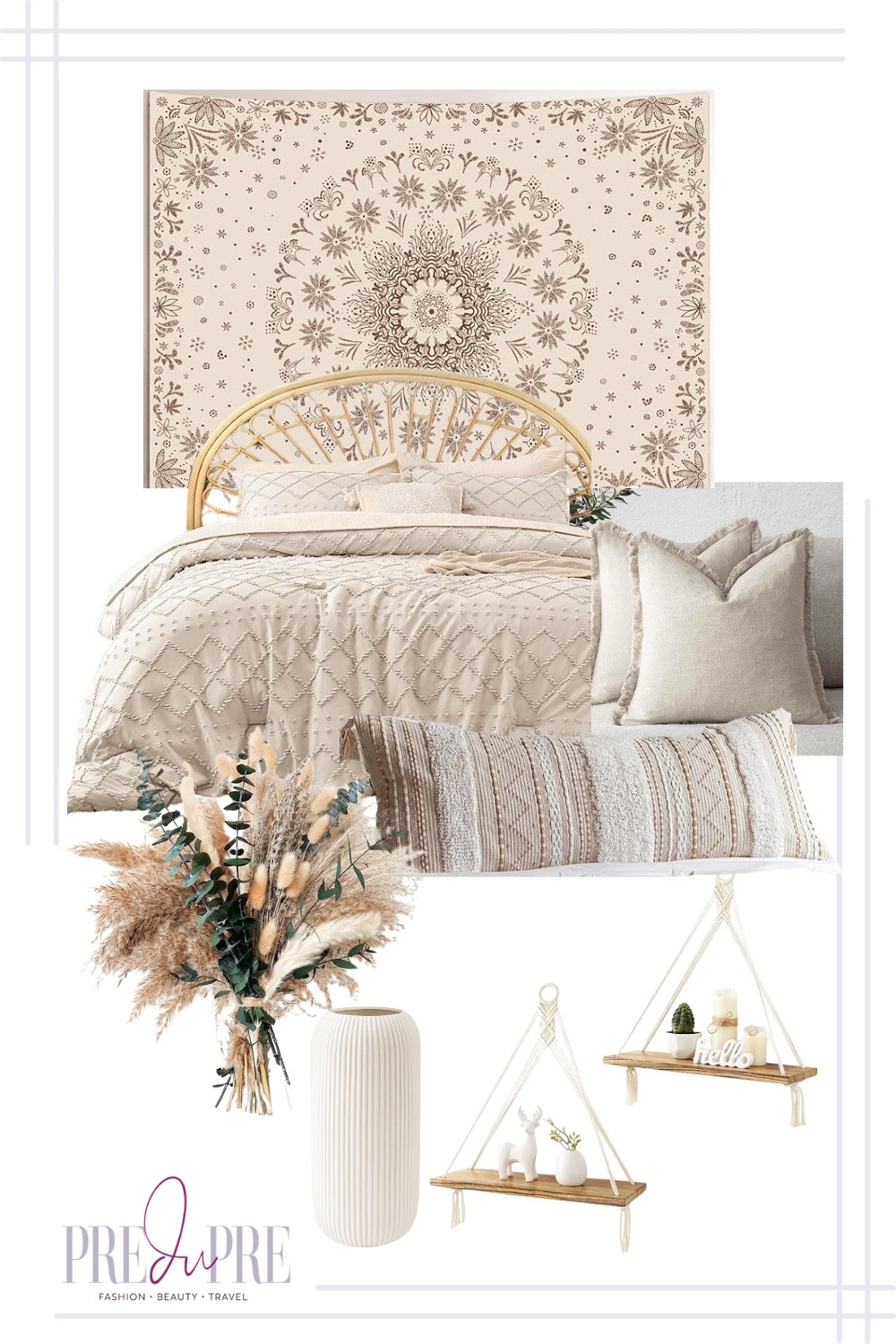 Create a cozy boho haven with these Amazon home finds! 🌾✨ From textured bedding to pampas arrangements and wall tapestries, everything is under $60!

🛒 Affordable and aesthetic home upgrades you’ll love.
#AmazonHome #BohoBedroom #LTKUnder100 #NeutralDecor #BohoStyle #HomeVibes #LTKHomeFinds #PreppyHome

#LTKHome #LTKStyleTip #LTKFindsUnder50