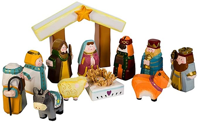 melissa and doug wooden nativity set