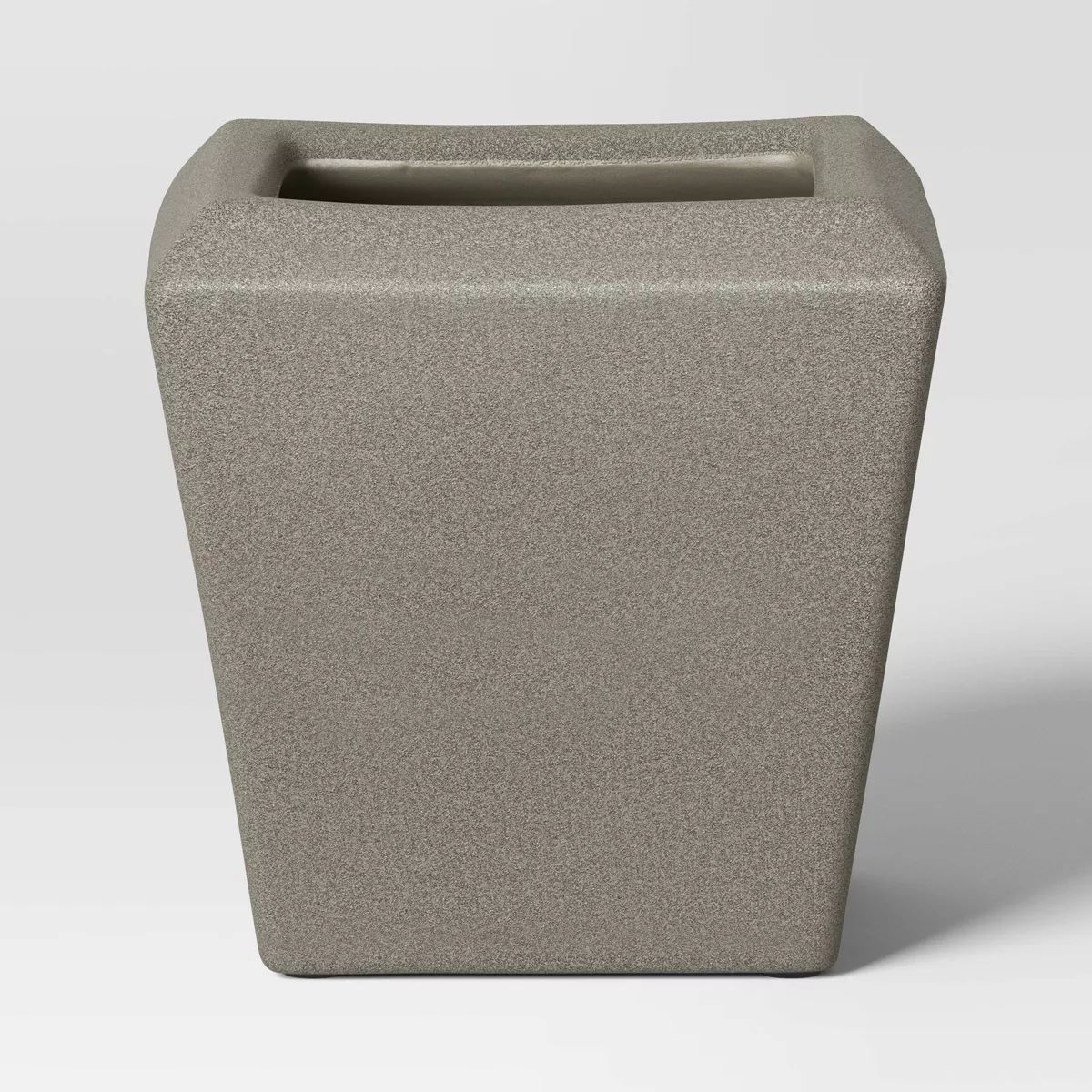 Large Square Ceramic Indoor Outdoor Planter Pot Charcoal Gray 9.84"x9.84" - Threshold™ designed... | Target
