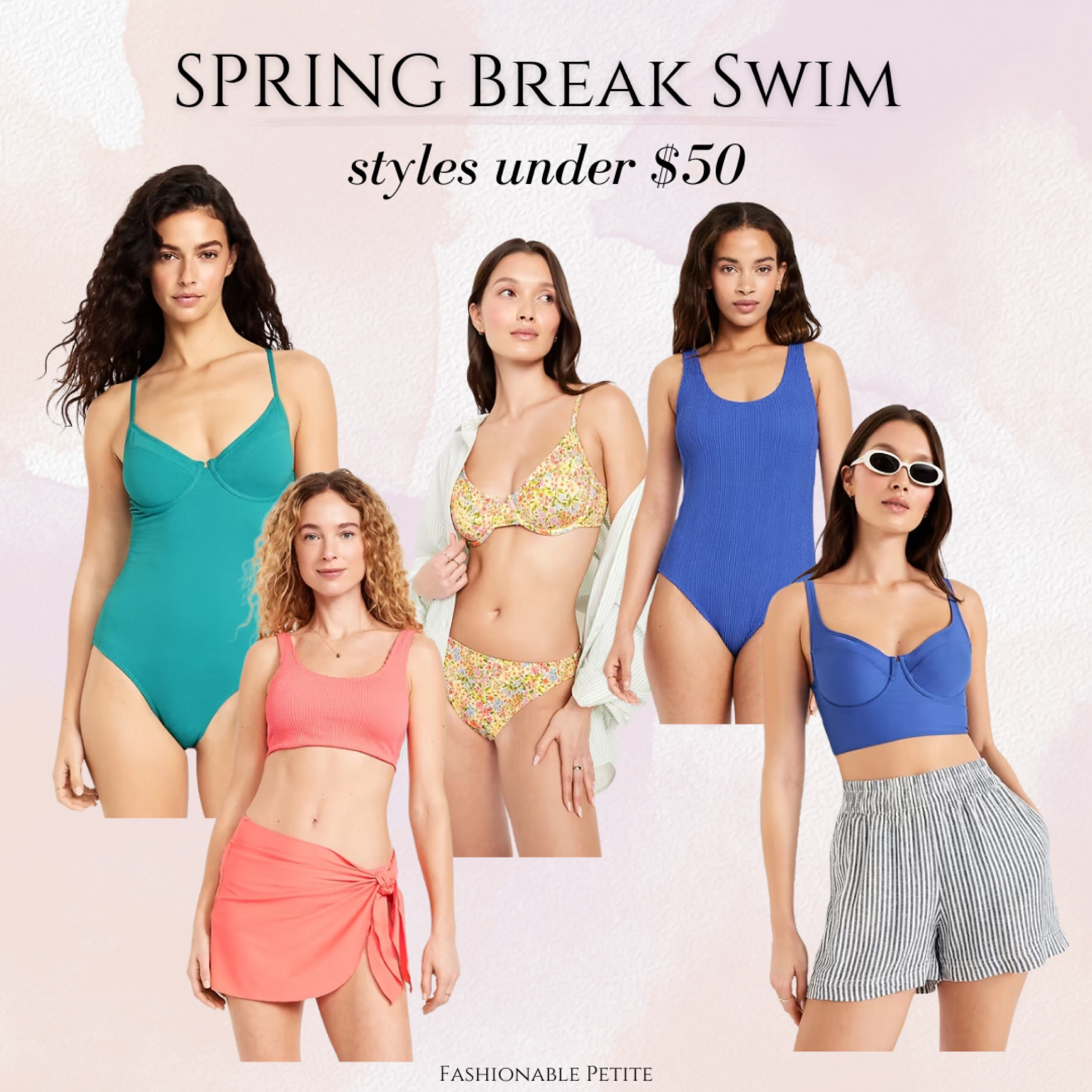 Swimsuits to take on your next vacation! So many cute styles dropping for spring and summer. 

Swimwear. Swimsuits. Bikinis. One piece. Vacation outfit. Beach outfit 

#LTKTravel #LTKSwim #LTKFindsUnder50