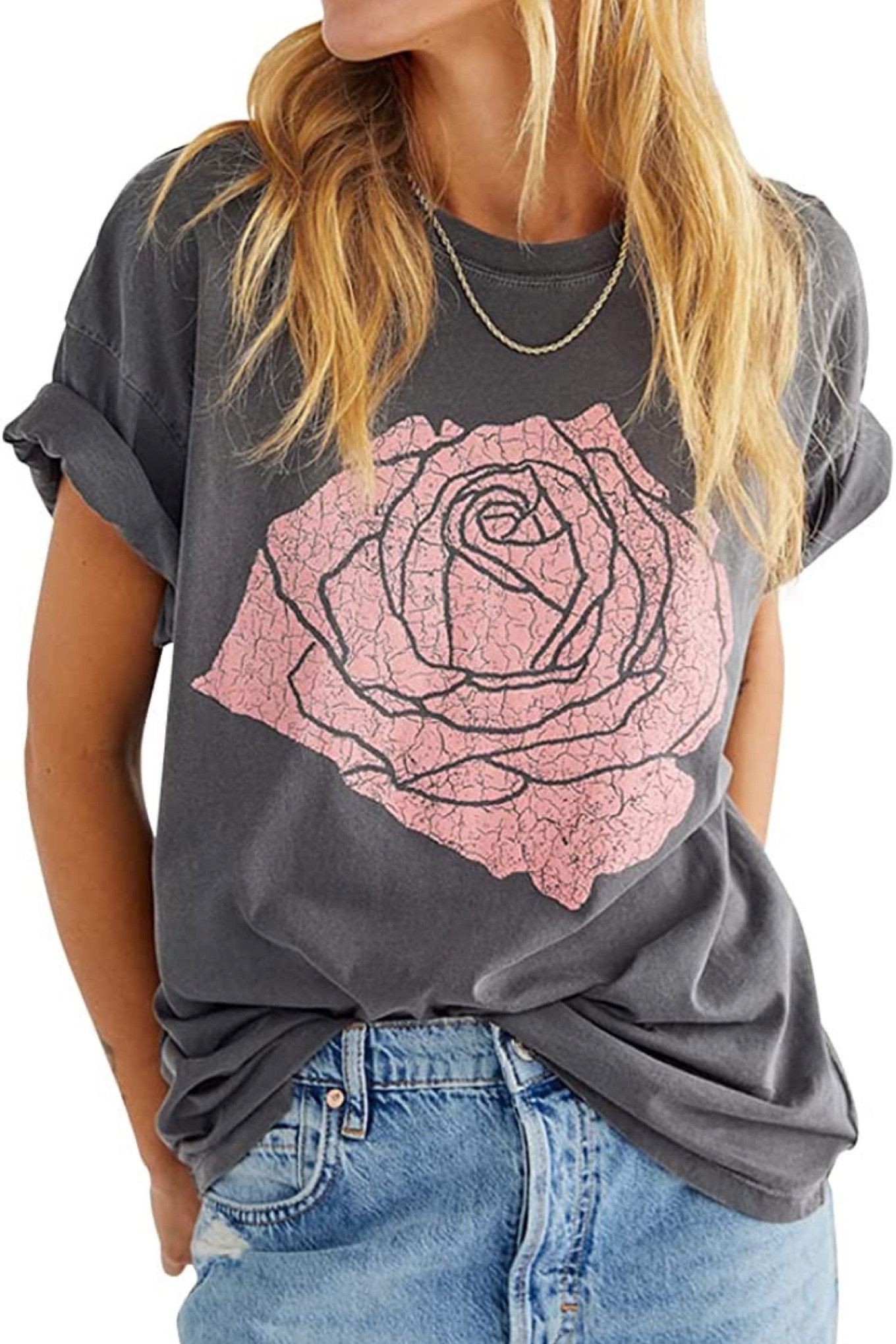 Cute oversized t-shirt from Amazon/ $26/ more colors available 



Womens Rose Graphic Tee T Shirt Loose Fit Summer Short Sleeve Casual Boyfriend Crew Neck Tops/ rose graphic t-shirt 

#LTKSeasonal #LTKunder50 #LTKtravel