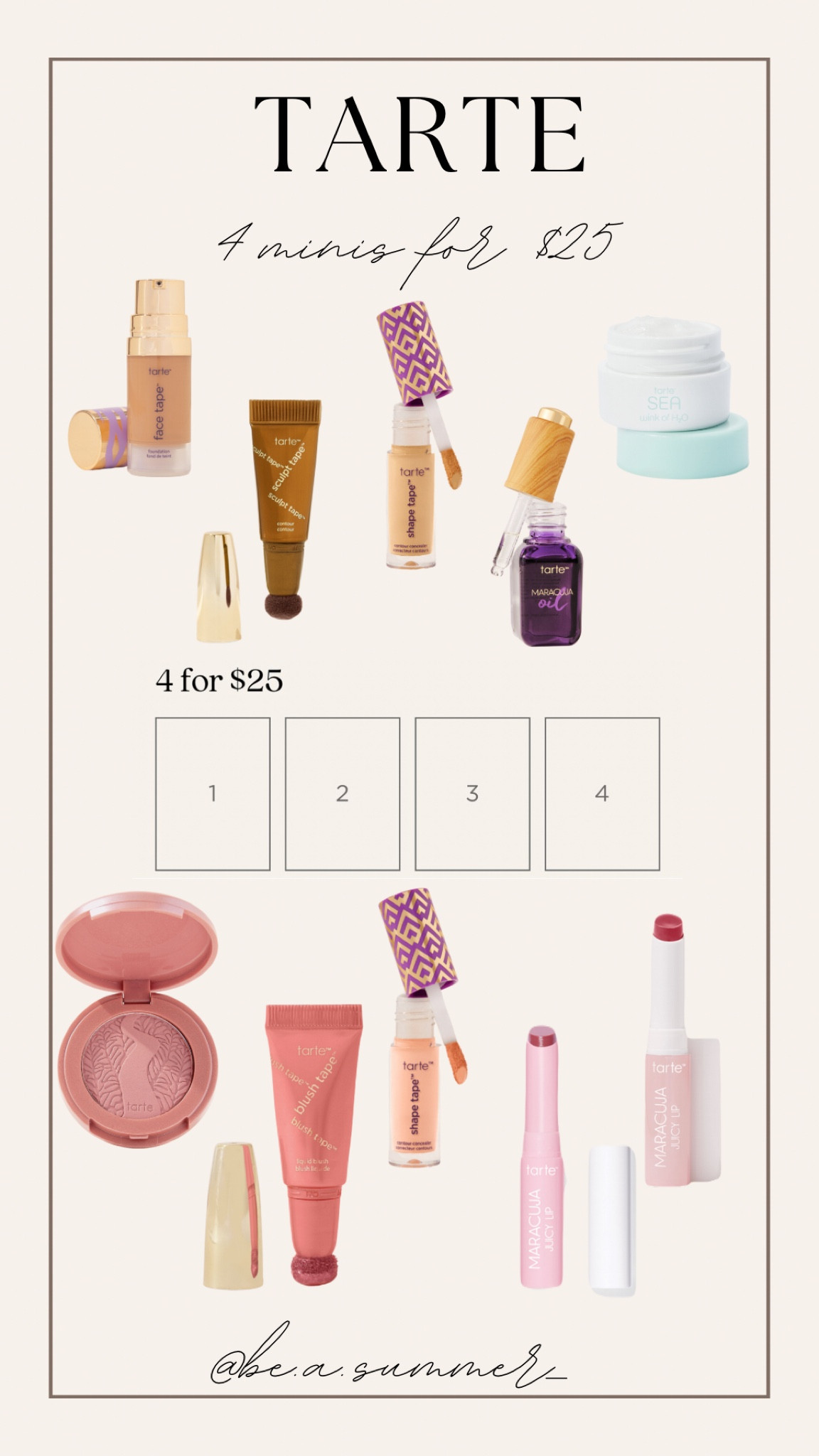 TARTE ~ 4 minis for $25!! ✨✨

Lips: Strawberry & Hibiscus

HOC / summer / Beasummer 

#LTKStyleTip #LTKSaleAlert #LTKBeauty